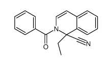 2-benzoyl-1-ethylisoquinoline-1-carbonitrile结构式