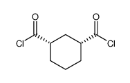 1,3-Cyclohexanedicarbonyl dichloride, cis- (8CI,9CI) Structure