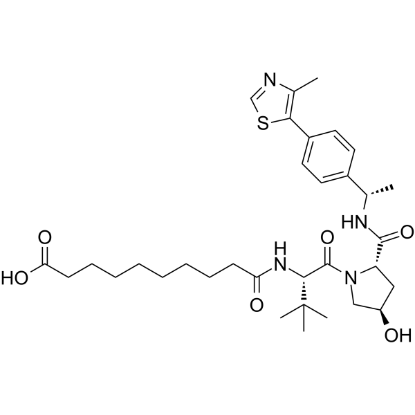 (S,R,S)-AHPC-Me-decanedioic acid structure