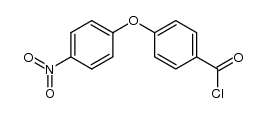 4-(4-nitro-phenoxy)-benzoyl chloride结构式