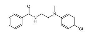 N-{2-[(4-chlorophenyl)methylamino]ethyl}benzamide结构式