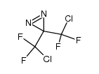 3,3-bis(chlorodifluoromethyl)diazirine Structure