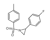 2-(4-fluorophenyl)-1-(toluene-4-sulfonyl)aziridine Structure