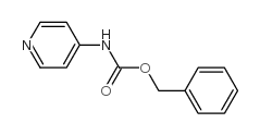 苄基吡啶-4-基氨基甲酸酯结构式