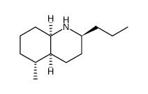 [2S-(2α,4aβ,5β,8aβ)]-decahydro-5-methyl-2-propylquinoline Structure