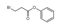3-bromopropionic acid phenyl ester结构式