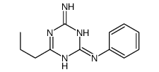 2-N-phenyl-6-propyl-1,3,5-triazine-2,4-diamine Structure