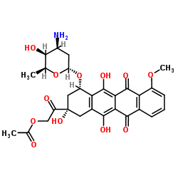 14-O-acetyldoxorubicin structure