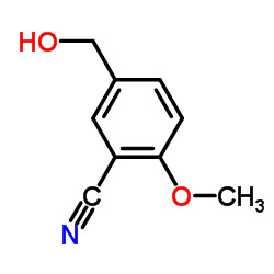 5-(hydroxymethyl)-2-methoxybenzonitrile Structure