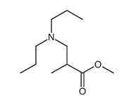 methyl 3-(dipropylamino)-2-methylpropionate结构式