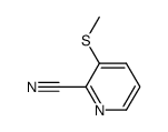 2-Pyridinecarbonitrile,3-(methylthio)-(9CI)结构式
