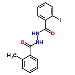 2-Iodo-N'-(2-methylbenzoyl)benzohydrazide Structure