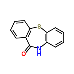 二苯并[b,f][1,4]硫氮杂卓-11-[10H]酮结构式