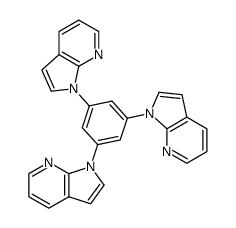 1,3,5-Tris(7-azaindol-1-yl)benzene结构式