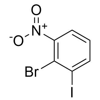 2-溴-1-碘-3-硝基苯结构式