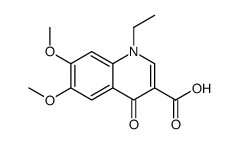1,4-Dihydro-6,7-methylenedioxy-1-ethyl-4-oxosynoline-3-carbonoic acid Structure