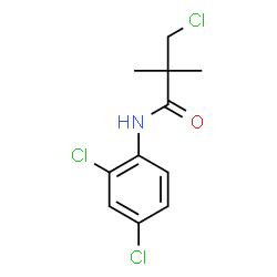 3-Chloro-N-(2,4-dichlorophenyl)-2,2-dimethylpropanamide结构式