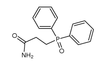 2-Carbamylaethyldiphenylphosphinoxid Structure