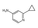 2-环丙基吡啶-4-胺结构式