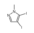 4,5-diiodo-1-methylpyrazole Structure