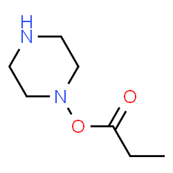 Piperazine,1-(1-oxopropoxy)- (9CI) structure