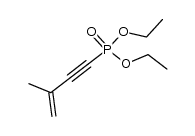 4-(diethylphosphonyl)-2-methylbut-1-en-3-yne结构式