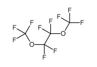 1,1,2,2-tetrafluoro-1,2-bis(trifluoromethoxy)ethane Structure