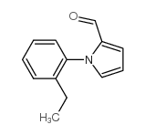 1-(2-ethylphenyl)-1h-pyrrole-2-carbaldehyde结构式
