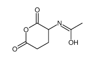 N-(2,6-dioxooxan-3-yl)acetamide Structure