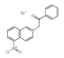2-(5-nitroisoquinolin-2-yl)-1-phenyl-ethanone结构式