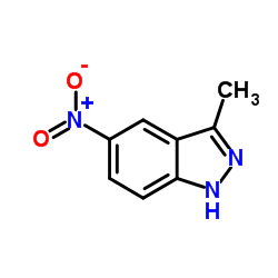 3-Methyl-5-nitro-1H-indazole structure