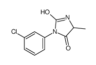 3-(3-chlorophenyl)-5-methylimidazolidine-2,4-dione Structure