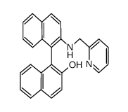 (S)-2-(pyridin-2-ylmethylamino)-2'-hydroxy-1,1'-binaphthyl Structure