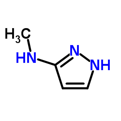 N-甲基-1H-吡唑-3-胺结构式