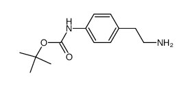 tert-Butyl [4-(2-amino-ethyl)-phenyl]carbamate Structure