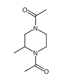 1-(4-acetyl-3-methylpiperazin-1-yl)ethanone Structure