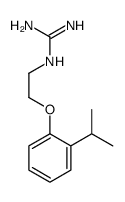 2-[2-(2-propan-2-ylphenoxy)ethyl]guanidine结构式