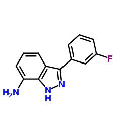 3-(3-Fluorophenyl)-1H-indazol-7-amine Structure