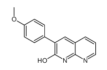 3-(4-methoxyphenyl)-1H-1,8-naphthyridin-2-one Structure