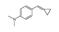 4-(cyclopropylidenemethyl)-N,N-dimethylaniline结构式