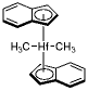 Bis(indenyl)dimethylhafnium(IV) Structure