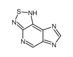 (9ci)-1H-咪唑并[4,5-d][1,2,5]噻二唑并[3,4-b]吡啶结构式