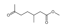 (R)-Methyl 3-methyl-6-oxoheptanoate Structure