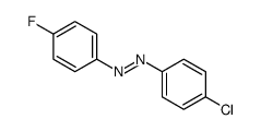 (4-chlorophenyl)-(4-fluorophenyl)diazene结构式