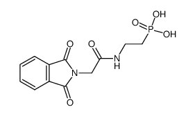 (2-(2-(1,3-dioxoisoindolin-2-yl)acetamido)ethyl)phosphonic acid结构式