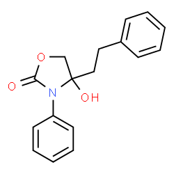 4-Hydroxy-3-phenyl-4-(2-phenylethyl)-2-oxazolidinone picture