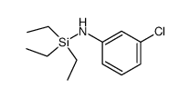 3-chloro-N-(triethylsilyl)aniline Structure