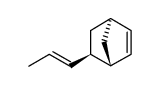 endo-2-(trans-Propenyl)-bicyclo<2.2.1>hepten-(5) Structure