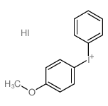 Iodonium, (4-methoxyphenyl)phenyl-, iodide结构式