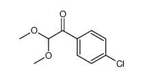 1-(4-Chlorophenyl)-2,2-dimethoxyethanone Structure
